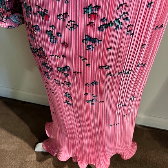 Givenchy $4320. One Shoulder Long  Pleated Runway Dress Gown S 2 - Picture 5 of 9